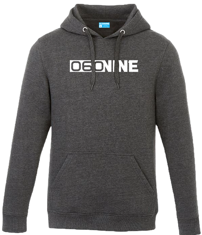 *OG* HOODIE - CHARCOAL W/ WHITE LOGO