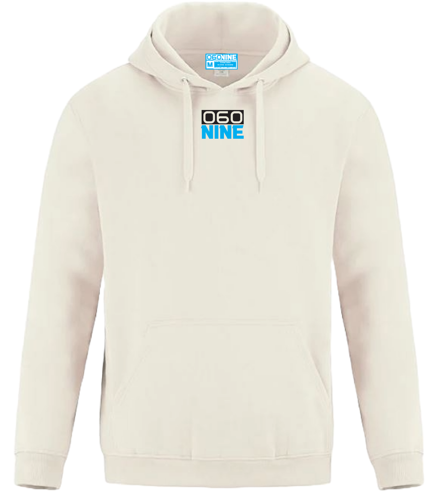 *STACKED* HOODIE - IVORY W/ STACKED LOGO