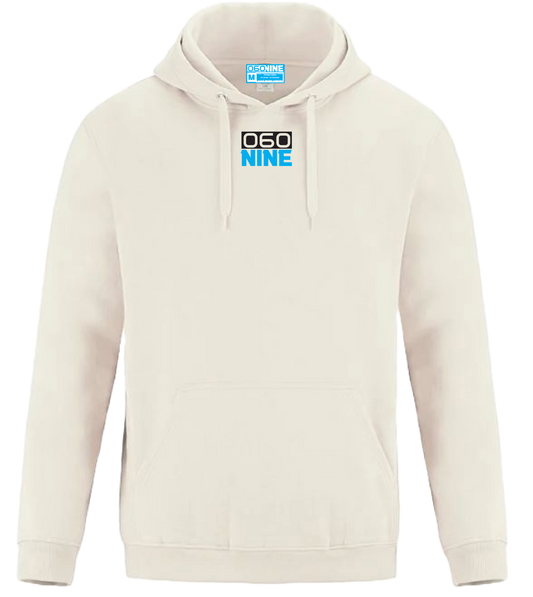 *STACKED* HOODIE - IVORY W/ STACKED LOGO