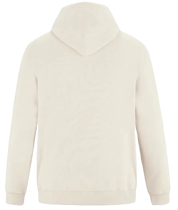 *STACKED* HOODIE - IVORY W/ STACKED LOGO