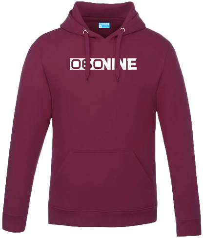 *OG* HOODIE - MAROON W/ WHITE LOGO