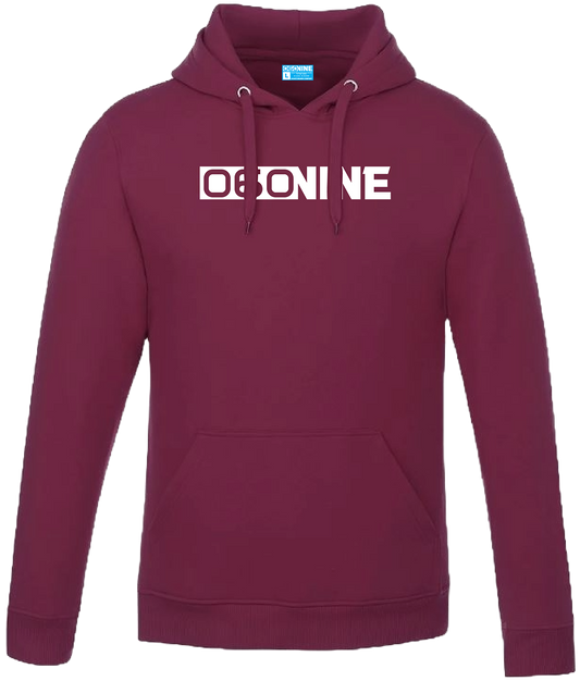 *OG* HOODIE - MAROON W/ WHITE LOGO