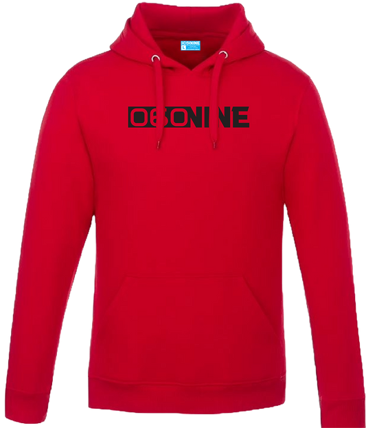 *OG* HOODIE - RED W/ BLACK LOGO