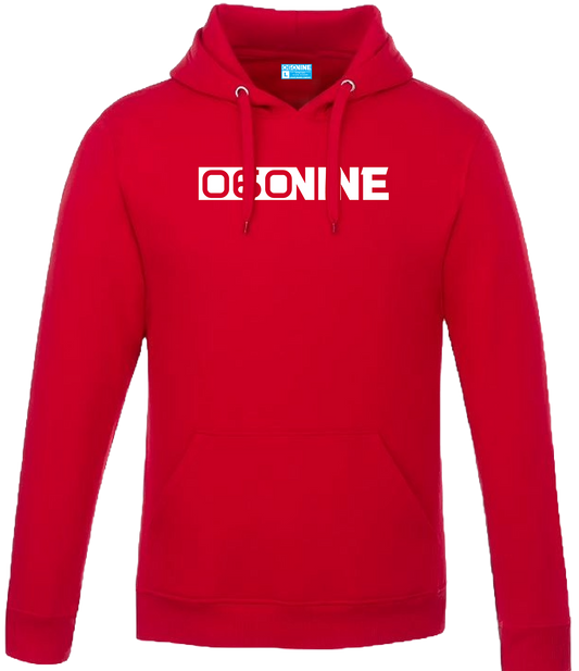 *OG* HOODIE - RED W/ WHITE LOGO