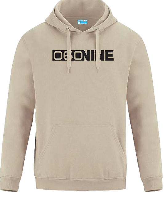 *OG* HOODIE - SAND W/ BLACK LOGO