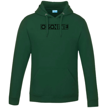 inverted forest green hoodie