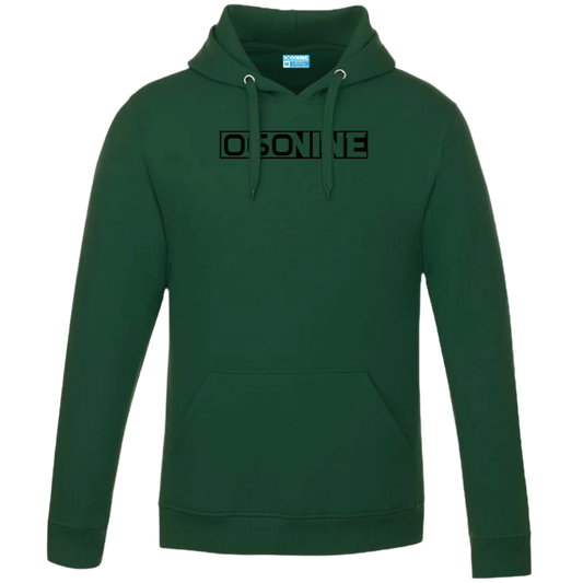 inverted forest green hoodie